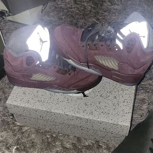 Jordan Kids Sneakers in Purple and Gray